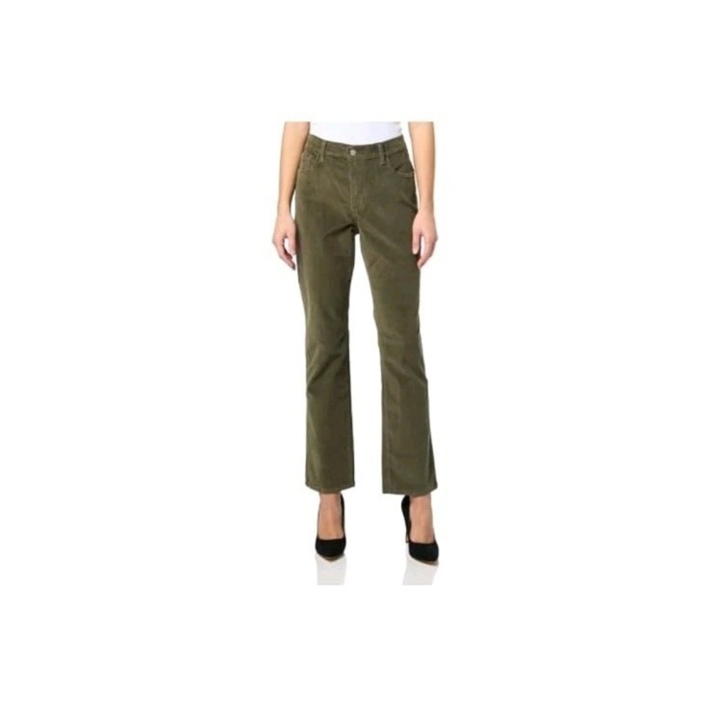 Levi's Classic Women's Mid Rise Straight Leg Jeans Corduroy Pants 12 M Ivy Green